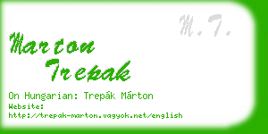 marton trepak business card
